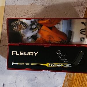 🌟3/$25🌟 McDonald's mini NHL Stick  Pittsburgh Penguins Mark-Andre Fleury